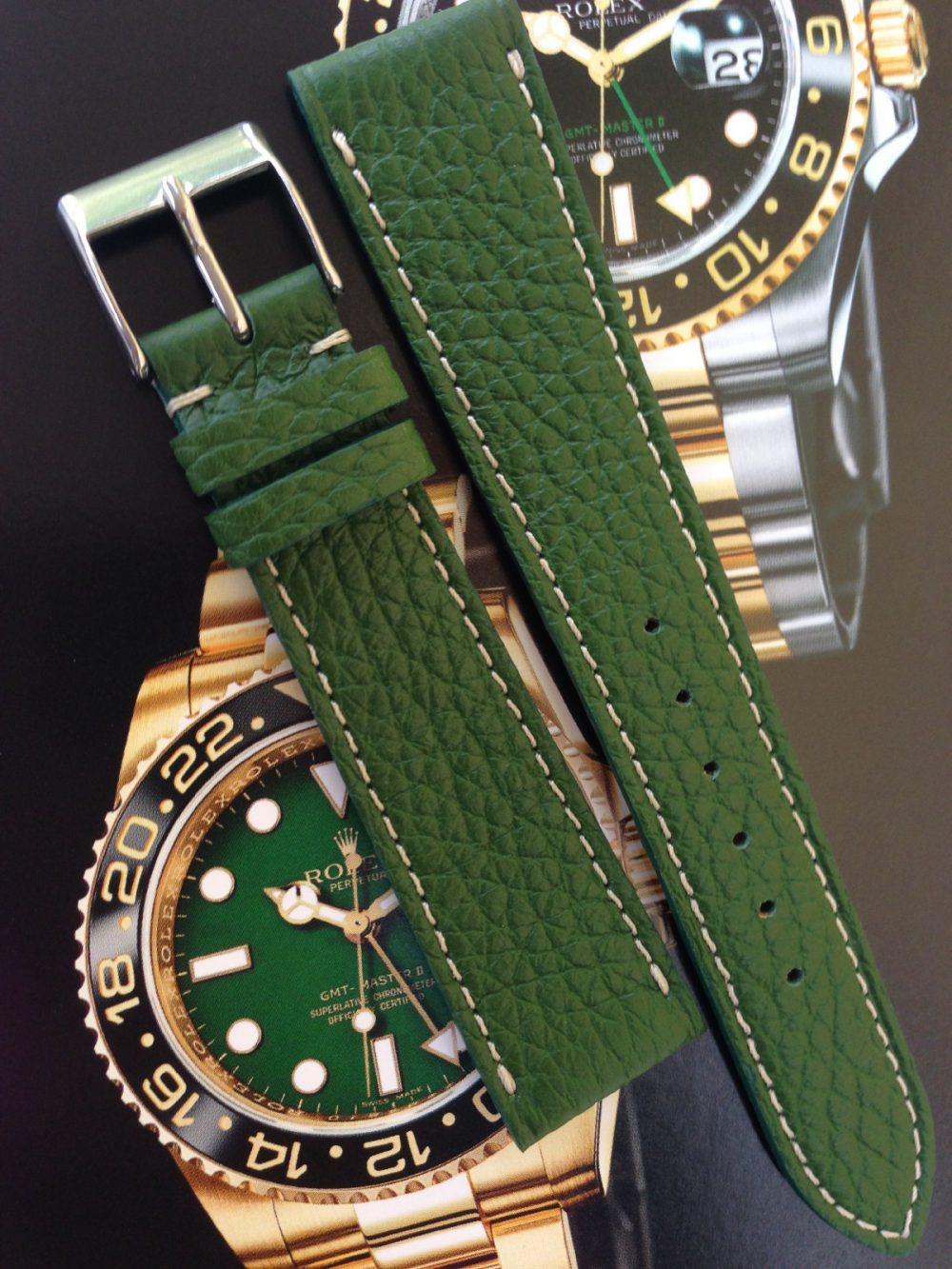 Elegant italian leather watch straps, ICONIQO