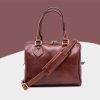 premium vegetable tanned leather woman bag